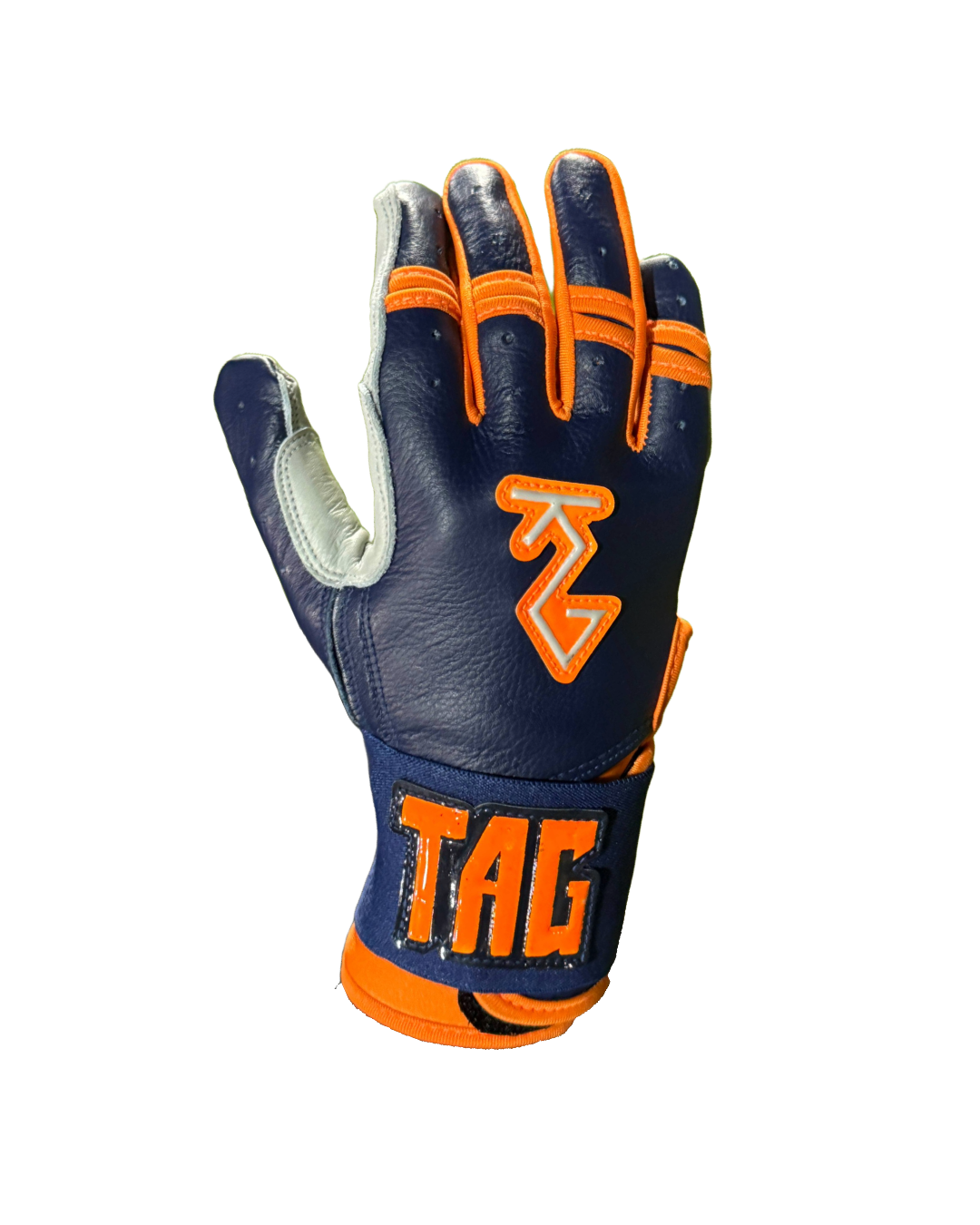 TAG SWAG "Blue Tide Fury" BATTING GLOVES Long cuff